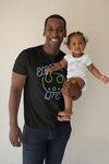 Electric Life Pink Baby Short Sleeve Onesie