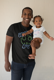 Electric Life Pink Baby Short Sleeve Onesie