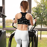 Shattered Padded Sports Bra