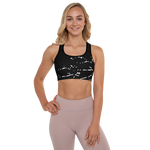 Shattered Padded Sports Bra