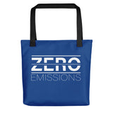 Zero Emissions Blue Tote Bag