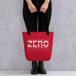 Zero Emissions Red Tote Bag