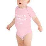 Birthplace Texas Baby Short Sleeve Onesie