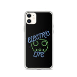 Electric Life Green iPhone Case