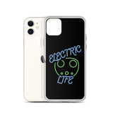 Electric Life Green iPhone Case