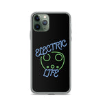 Electric Life Green iPhone Case