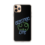 Electric Life Green iPhone Case