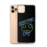 Electric Life Green iPhone Case