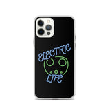 Electric Life Green iPhone Case