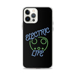 Electric Life Green iPhone Case