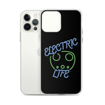 Electric Life Green iPhone Case