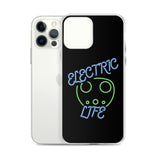 Electric Life Green iPhone Case