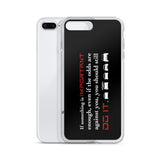 Against All Odds iPhone Case