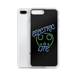 Electric Life Green iPhone Case