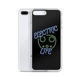 Electric Life Green iPhone Case