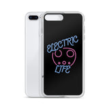 Electric Life Pink iPhone Case