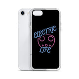Electric Life Pink iPhone Case