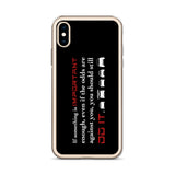 Against All Odds iPhone Case