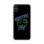 Electric Life Green iPhone Case