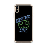 Electric Life Green iPhone Case
