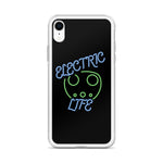 Electric Life Green iPhone Case