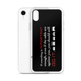 Against All Odds iPhone Case