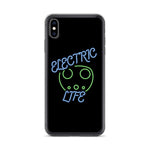 Electric Life Green iPhone Case