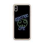 Electric Life Green iPhone Case