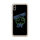 Electric Life Green iPhone Case
