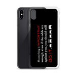 Against All Odds iPhone Case