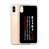 Against All Odds iPhone Case