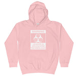 Tesla inspired apparel. Elon Musk quote. Cybertruck. Leader In Apocalypse Technology image centered on kids hoodie.