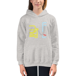 Plugged In Y Kids Hoodie