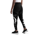 Tesla inspired apparel. Cybertruck. Steel Ball. Broken windows. Shattered image centered on leggings.