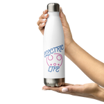 Electric Life Pink Stainless Steel Water Bottle