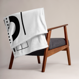 Zero Emissions White Throw Blanket