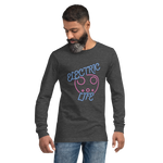 Electric Life Pink Long Sleeve Tee