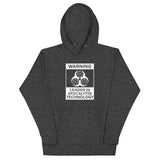 Tesla inspired apparel. Elon Musk quote. Cybertruck. Leader In Apocalypse Technology image centered on hoodie.