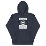 Tesla inspired apparel. Elon Musk quote. Cybertruck. Leader In Apocalypse Technology image centered on hoodie.