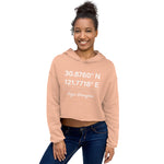 Birthplace Shanghai Cropped Hoodie