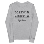 Birthplace Texas Youth Long Sleeve Tee