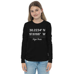 Birthplace Texas Youth Long Sleeve Tee