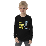 Plugged In 3 Youth Long Sleeve Tee