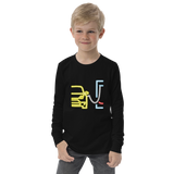 Plugged In Y Youth Long Sleeve Tee