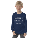Birthplace Texas Youth Long Sleeve Tee