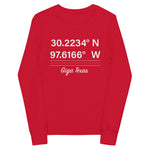 Birthplace Texas Youth Long Sleeve Tee