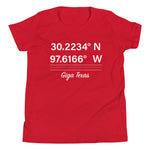 Birthplace Texas Youth Short Sleeve T-Shirt