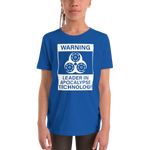 Leader In Apocalypse Technology Youth Short Sleeve T-Shirt